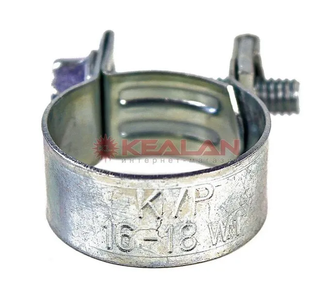 KVP Mini 16-18 W1 хомут стяжной, оцинкованная сталь