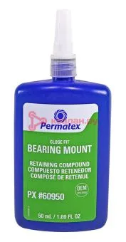 Permatex 60950 компаунд для монтажа подшипников с плотной посадкой, 50 мл.