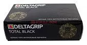 GWARD DELTAGRIP Total Black перчатки нитриловые неопудренные черного цвета, M, 100 шт.