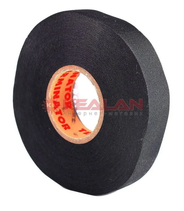 Terminator IZT 1925 fabric изолента черная тканевая, 19 мм, 25 м.