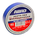 ABRO ET-912-15-20-BL-RE изолента синяя, толщина 0,12 мм, 15 мм, 18,2 м.