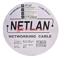 NETLAN кабель U/UTP 4 пары, Кат. 5e (Класс D), 100 МГц, одножильный, BC (чистая медь), внешний, PE д