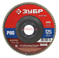 ЗУБР "МАСТЕР" круг шлифовальный лепестковый торцевой, зерно-электрокорунд нормальный, тип КЛТ 1, P80 ЗУБР "МАСТЕР" круг шлифовальный лепестковый торцевой, зерно-электрокорунд нормальный, тип КЛТ 1, P80