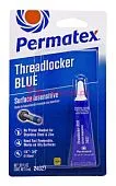 Permatex 24027 фиксатор резьбы для замасленных поверхностей, средняя фиксация, синий, 6 мл.
