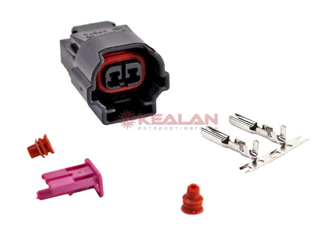 CARGEN AX6582S разъем 06A973722 (2pin) 2 контакта форсунки для Audi, Seat, Skoda, Volkswagen.