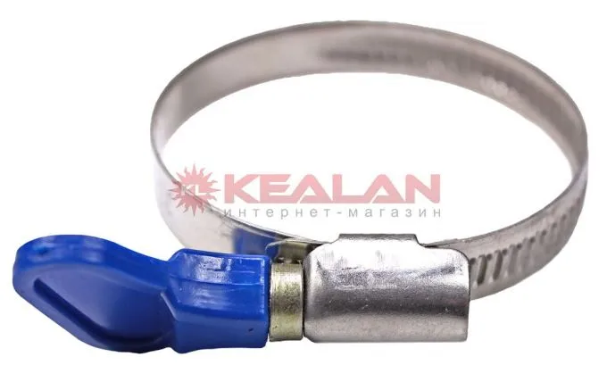 KVP 32-50/9 W2 хомут червячный с ключом, нержавеющая сталь