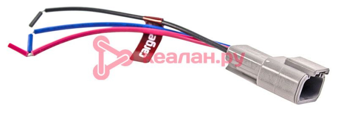 CARGEN AX8143 разъем Deutsch DTM04-3P (3pin) 3 контакта под сечение провода 0.5-0.8 кв.мм для ГАЗ