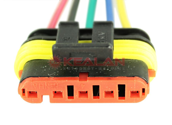 AUTOFIX WC-5P-F коннектор влагозащищенный "МАМА", 5 pin