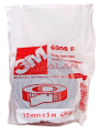 3M™ 6308 скотч, акриловая лента двухсторонняя серая, 0,8 мм, 15 мм, 5 м.