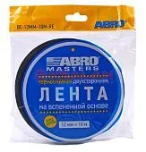 ABRO MASTERS BE-12mm-10M лента клейкая двухсторонняя черная, 12 мм, 10 м.