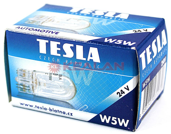TESLA W5W лампа автомобильная 24V