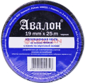 AVALON изолента черная, на флисовой основе, 19 мм, 25 м.
