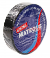 MATEQUS 11.42403 изоляционная лента, профессиональная, ПВХ, черная, 0,13 мм, 19 мм, 25 м.
