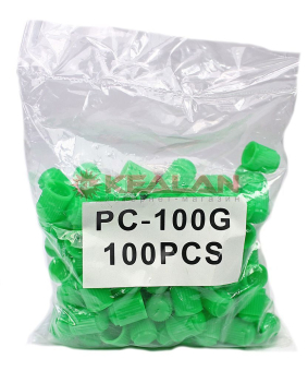 DR. REIFEN PC-100G колпачок зеленый для вентиля накачки колеса, в упаковке 100 шт.