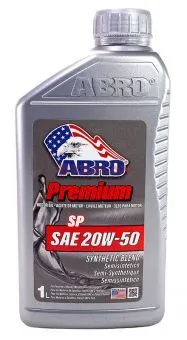 ABRO MO-SB-20-50-SP-1L масло моторное полусинтетическое SAE 20W50 SP, 1 л.