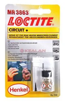 LOCTITE 3863 набор для ремонта контактов и нитей обогрева заднего стекла 1,4 г.