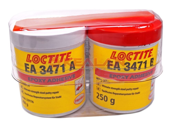 LOCTITE EA 3471 сталенаполненная шпатлевка, 2х250 г.