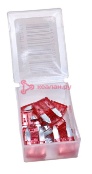ABRO MASTERS FU-AI371-10-10A-RE предохранители флажковые мини, 10 А, 10 шт.