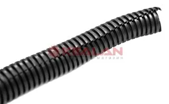 DKC 4P91250 автомобильная гофрированная трубка с разрезом, диаметр 11,5 мм.