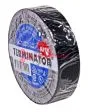 Terminator IU1K black изолента черная ПВХ, огнеупорная, всепогодная, 0,17 мм, 19 мм, 20 м.