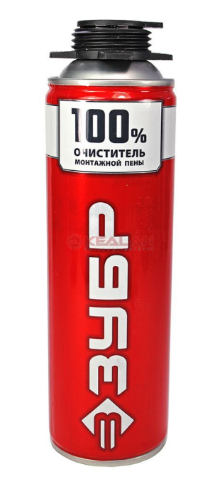 ЗУБР 41149 очиститель монтажной пены, 500 мл.