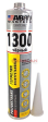 ABRO MASTERS UR-1300-BLK-RE герметик полиуретановый, черный, 310 мл.