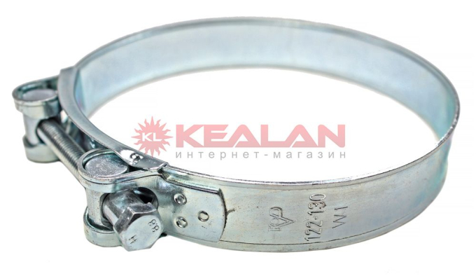 KVP 122-130 W1 хомут силовой, оцинкованная сталь
