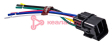 CARGEN AX6546 разъем PB62106020 (6pin) 6 контактов фар, жгута катушек зажигания для Chevrolet