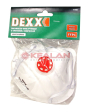 DEXX 11104 полумаска фильтрующая противоаэрозольная, с клапаном выдоха, FFP1 DEXX 11104 полумаска фильтрующая противоаэрозольная, с клапаном выдоха, FFP1