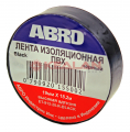 ABRO ET-912-20-BLK-R изолента черная, толщина 0,12 мм, 19 мм, 18,2 м.