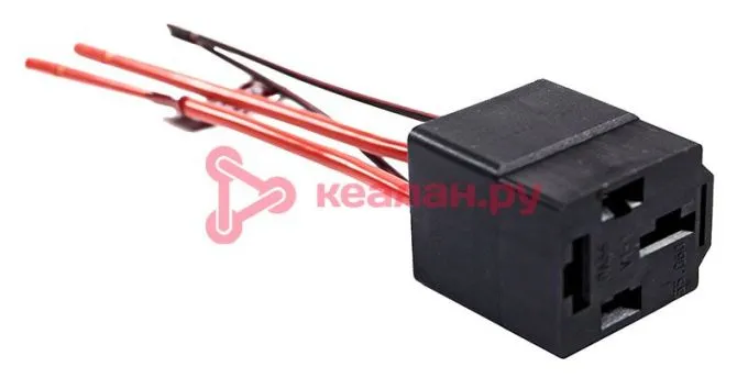 CARGEN AX3407 разъем Ф57.830.060 подключения 4-х контактного реле серии 71.3747 (12В 50А/24В 30А), д