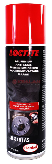 LOCTITE LB 8151 высокотемпературная смазка с алюминием, медью и графитом, 300 мл.
