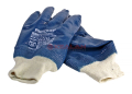 РУСОКО ЛАЗУРИТ П перчатки защитные с полным нитриловым покрытием, манжет - трикотажная резинка, размер 10/XL