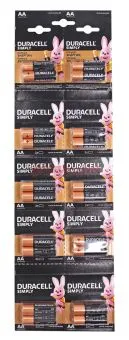 DURACELL BASIC, АА/LR6-20BL батарейка алкалиновая, 20 шт.