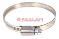 Картинка KVP 50-70/9 W2 хомут червячный, нержавеющая сталь от интернет-магазина кеалан.ру