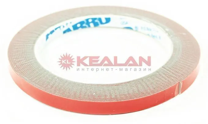 ABRO RD-8mm-5M лента клейкая двухсторонняя, Премиум, 8 мм, 5 м.