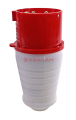 REXANT 11-8905 вилка 025 переносная 3Р+РЕ+N 32А 380В IP44
