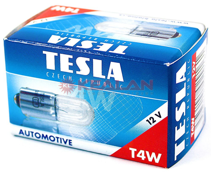 TESLA T4W лампа автомобильная 12V