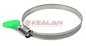 KVP 60-80/9 W2 хомут червячный с ключом, нержавеющая сталь