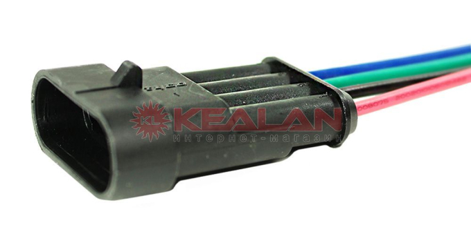 AUTOFIX WC-4P-M коннектор влагозащищенный "ПАПА", 4 pin