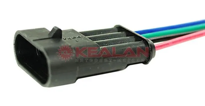 AUTOFIX WC-4P-M коннектор влагозащищенный "ПАПА", 4 pin
