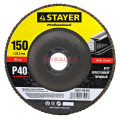 STAYER "PROFI" круг шлифовальный лепестковый торцевой, зерно-электрокорунд нормальный, тип КЛТ 1, P4