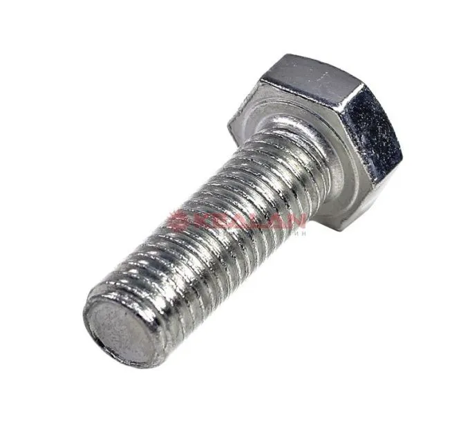 MixOne. болт с полной резьбой 12х35, шестигранная головка, оцинкованный, DIN933, ГОСТ 7798-70