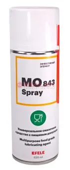 EFELE MO-843 SPRAY универсальное смазочное средство с пищевым допуском, 520 мл.