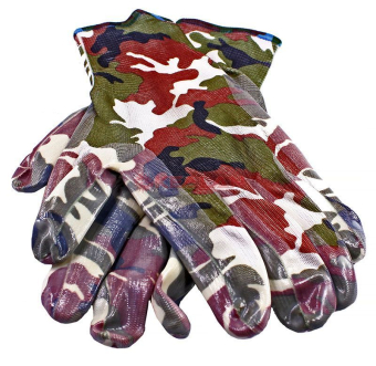 GWARD Fiesta MILITARY перчатки нейлоновые с нитриловым покрытием, размер 9 (L)
