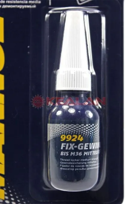 MANNOL 9924 фиксатор резьбы демонтируемый, 10 мл.