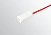 CARGEN AX37101 разъем 1/20590/80 межжгутовой 1-но контактный гнездовой серии 6.3, с проводом 1,0 мм 