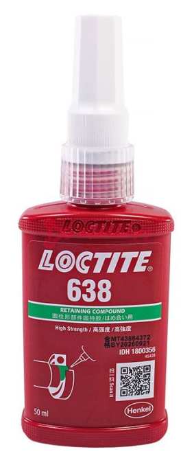 LOCTITE 638 EN/CH/JP вал-втулочный фиксатор, высокопрочный, 50 мл.