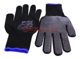 GWARD Touch Point перчатки нейлоновые черные с микроточечным покрытием, размер 9/L