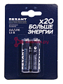 Картинка REXANT 39-1025 батарейка алкалиновая ультра AA/LR6 пальчиковая 1,5В блистер 2 шт. от интернет-магазина кеалан.ру